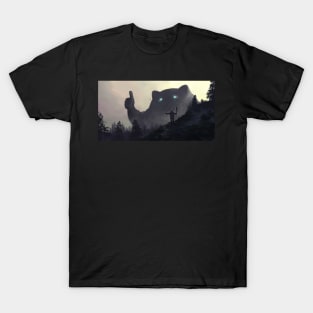 yo bro is it safe down there in the woods? yeah man it's cool T-Shirt